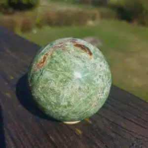 Seelenstein-Spezialstein-Chrysopras-Kugel