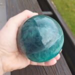 Seelenstein-Spezialstein-Fluorit-Kugel