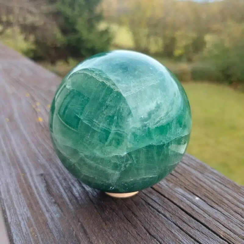 Seelenstein-Spezialstein-Fluorit-Kugel