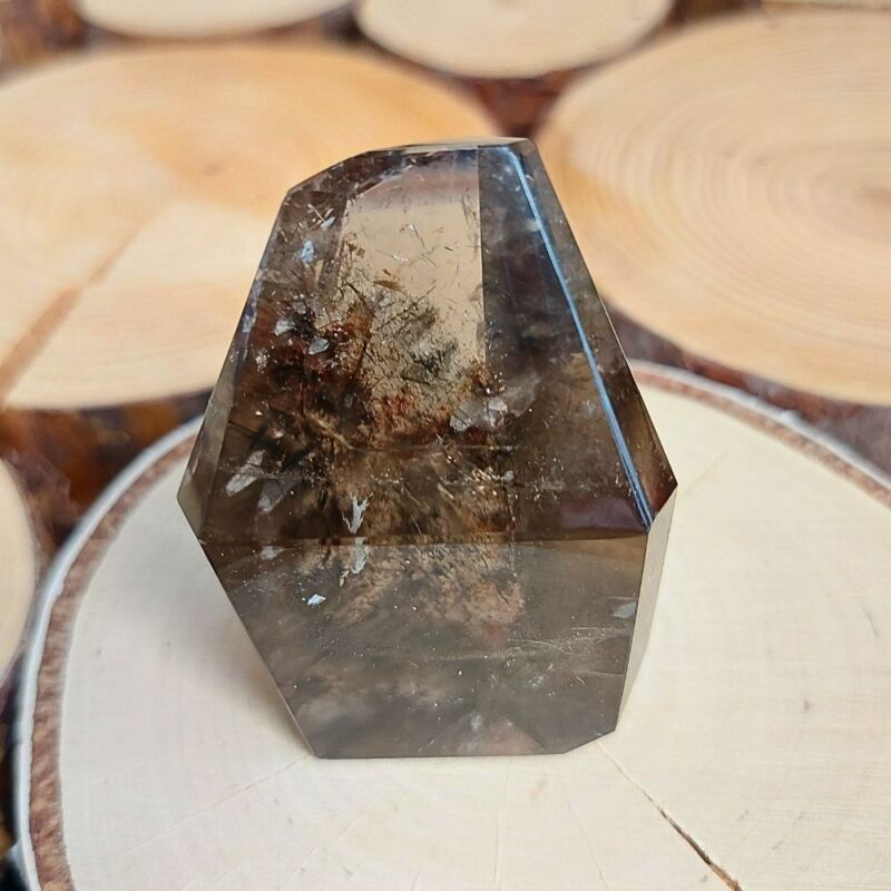 Seelenstein-Spezialstein-Gartenquarz-Rauchquarz-Stueck