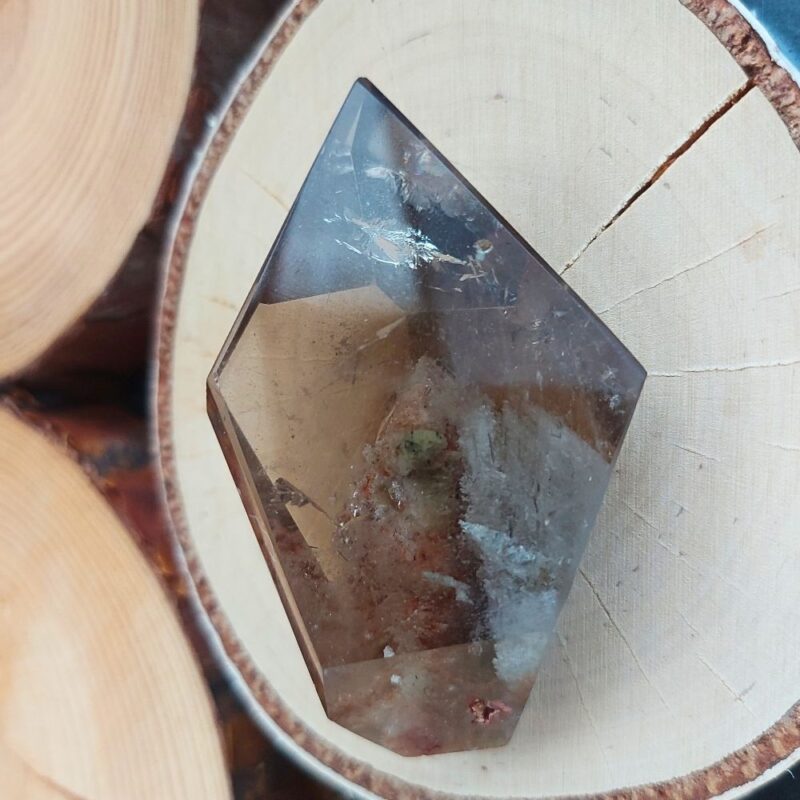 Seelenstein-Spezialstein-Gartenquarz-Rauchquarz-Stueck