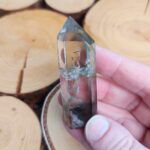 Seelenstein-Spezialstein-Gartenquarz-Spitze