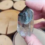 Seelenstein-Spezialstein-Gartenquarz-Spitze