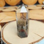 Seelenstein-Spezialstein-Gartenquarz-Spitze