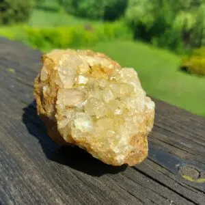 Seelenstein-Spezialstein-Golden-Quarz-Cluster