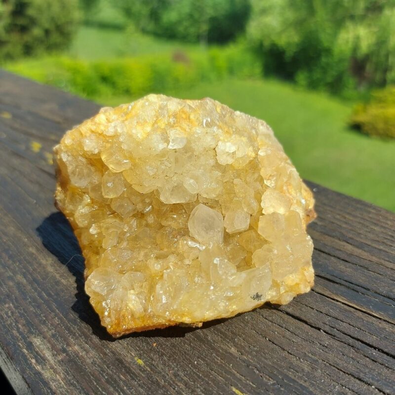 Seelenstein-Spezialstein-Golden-Quarz-Cluster
