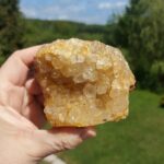 Seelenstein-Spezialstein-Golden-Quarz-Cluster