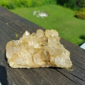 Seelenstein-Spezialstein-Golden-Quarz-Cluster