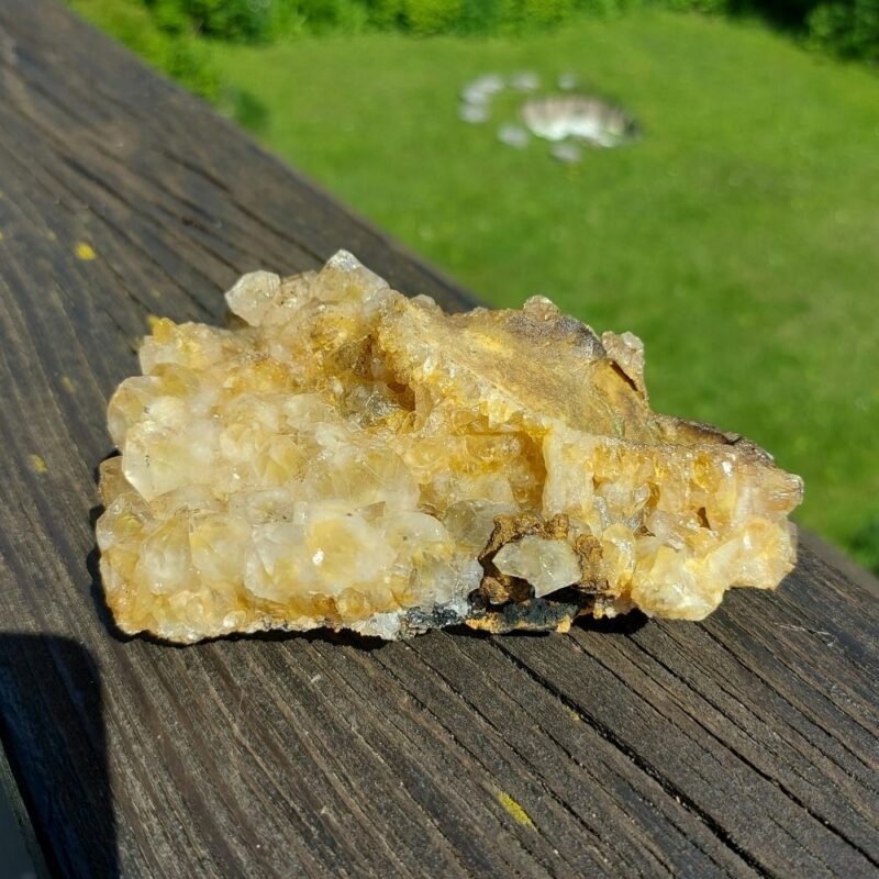 Seelenstein-Spezialstein-Golden-Quarz-Cluster