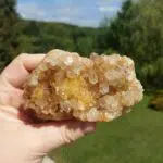 Seelenstein-Spezialstein-Golden-Quarz-Cluster
