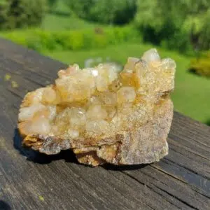 Seelenstein-Spezialstein-Golden-Quarz-Cluster