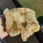 Seelenstein-Spezialstein-Golden-Quarz-Cluster