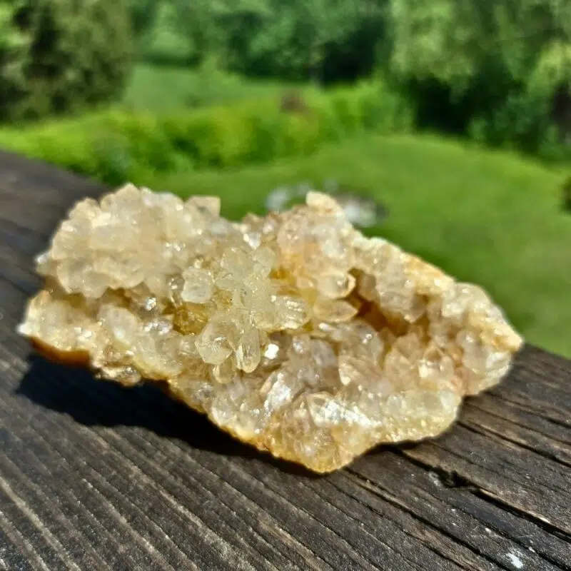 Seelenstein-Spezialstein-Golden-Quarz-Cluster