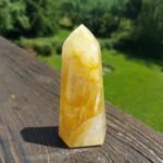 Seelenstein-Spezialstein-Golden-Quarz-Spitze