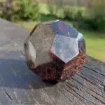 Seelenstein-Spezialstein-Granat-geschliffen