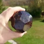 Seelenstein-Spezialstein-Granat-geschliffen