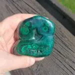 Seelenstein-Spezialstein-Malachit-Freiform