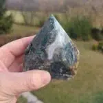 Seelenstein-Spezialstein-Moos-Achat-Rohstein-Spitze-poliert3-2 Seelenstein-Spezialstein-Moos-Achat-Rohstein-Spitze-poliert