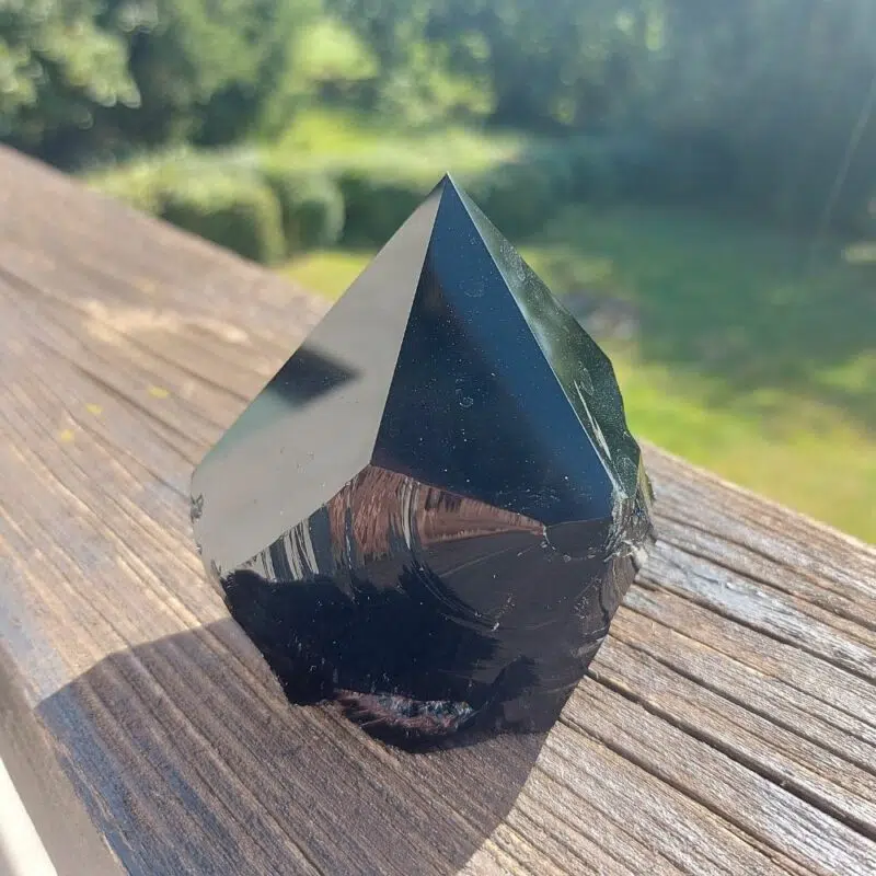 Seelenstein-Spezialstein-Obsidian-Rohstein-Spitze-halbpoliert