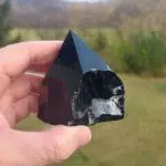 Seelenstein-Spezialstein-Obsidian-Rohstein-Spitze-halbpoliert