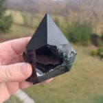 Seelenstein-Spezialstein-Obsidian-Rohstein-Spitze-halbpoliert
