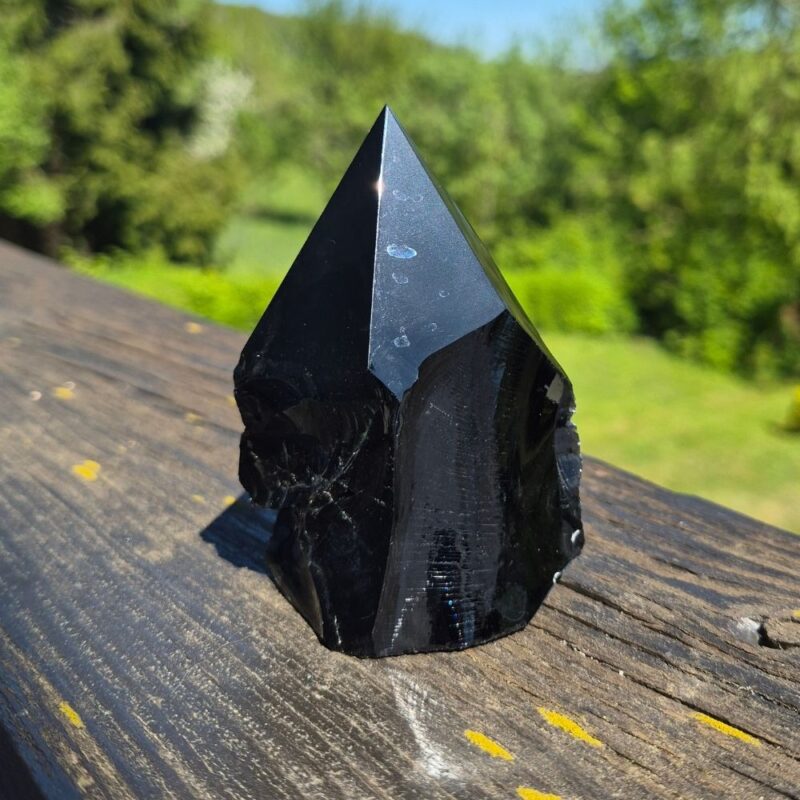 Seelenstein-Spezialstein-Obsidian-Rohstein-Spitze-halbpoliert