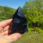 Seelenstein-Spezialstein-Obsidian-Rohstein-Spitze-halbpoliert