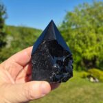 Seelenstein-Spezialstein-Obsidian-Rohstein-Spitze-halbpoliert