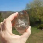 Seelenstein-Spezialstein-Rauchquarz-Rutil-Prisma