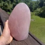 Seelenstein-Spezialstein-Rosenquarz-Freiform-XL