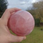 Seelenstein-Spezialstein-Rosenquarz-Kugel