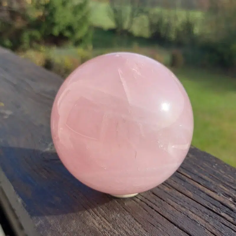 Seelenstein-Spezialstein-Rosenquarz-Kugel