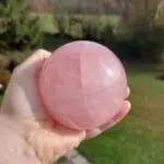 Seelenstein-Spezialstein-Rosenquarz-Kugel