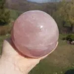 Seelenstein-Spezialstein-Rosenquarz-Kugel-9-2 Seelenstein-Spezialstein-Rosenquarz-Kugel