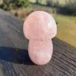 Seelenstein-Spezialstein-Rosenquarz-Pilz