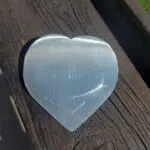 Seelenstein-Spezialstein-Selenit-Herz