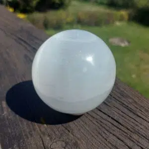 Seelenstein-Spezialstein-Selenit-Kugel