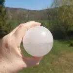 Seelenstein-Spezialstein-Selenit-Kugel