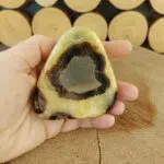 Seelenstein-Spezialstein-Septarie-Scheibe