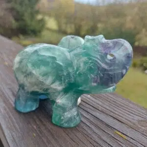 Seelenstein-Spezialsteine-Elefant-Fluorit