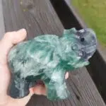 Seelenstein-Spezialsteine-Elefant-Fluorit