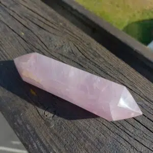 Seelenstein-Spezialsteine-Rosenquarz-Doppelender