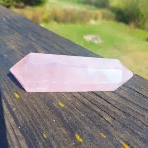 Seelenstein-Spezialsteine-Rosenquarz-Doppelender