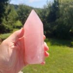 Seelenstein-Spezialsteine-Rosenquarz-Spitze