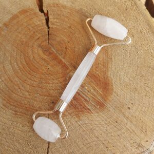 Seelenstein-Zubehör-Gesichtsroller-Rosenquarz