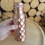 Seelenstein-Zubehör-Kupferflasche-Hammerschlag
