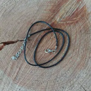 Seelenstein-Zubehör-Lederband-schwarz-duenn